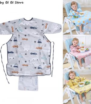 1-Pc-Newborns-Bib-Table-Cover-Baby-Dining-Chair-Gown-Waterproof-Saliva-Towel-Burp-Apron-Food